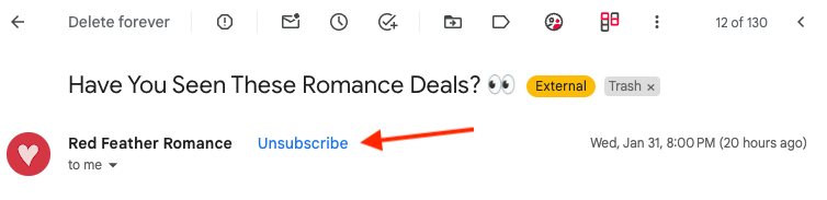 One Click Unsubscribe